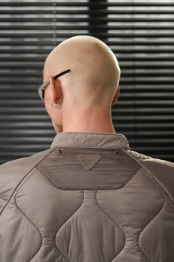 Куртка Nothomme Blue Monte Stand-Сollar Jacket "Fragrant Gray Purple"