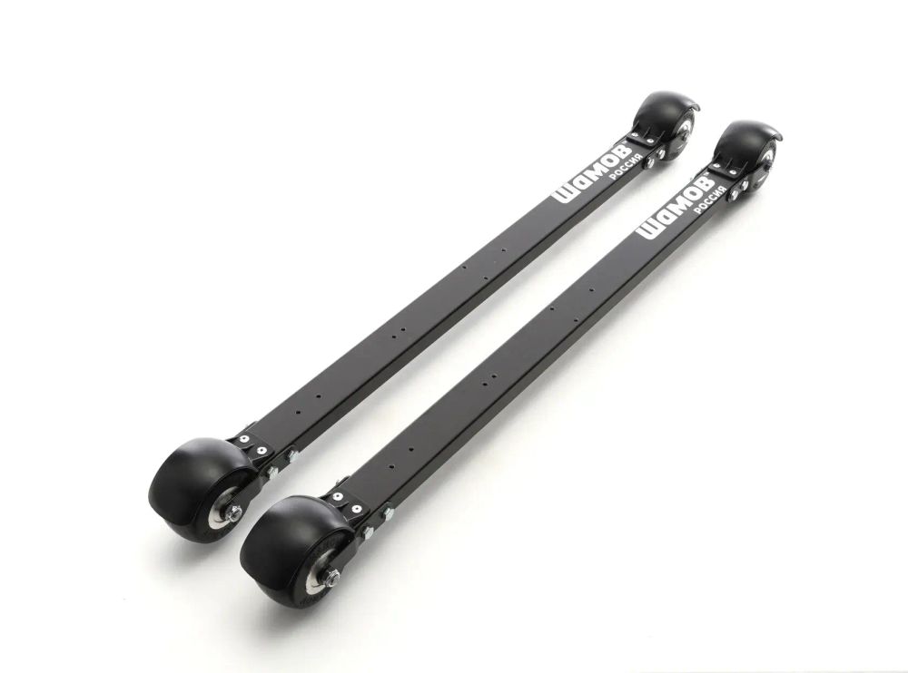 Лыжероллеры классические Shamov 05-1 тип Elpex, каучук, диаметр 74 мм,скорость колес №3