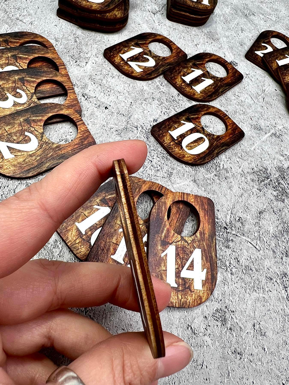 Гардеробные Номерки 40х60 (1-25)