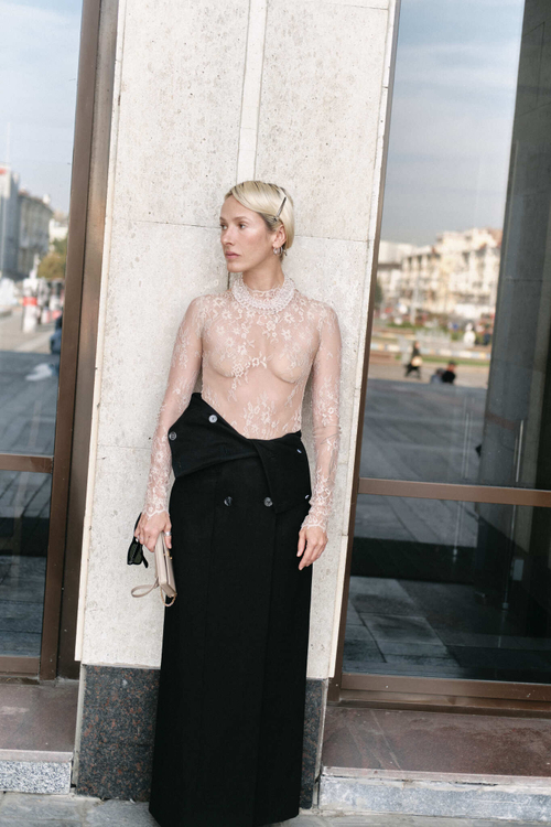 Боди кружевное