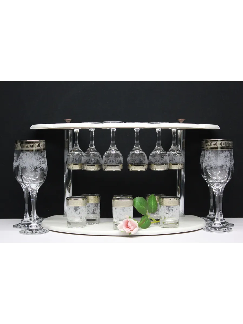 Барный набор 18 предметный с Бокалом