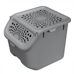 Контейнер для овощей 11,3л, 275х240х240 мм (серый)
