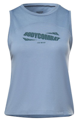 Топ теннисный Reebok Les Mills BodyCombat Supremium Tank W - Blue