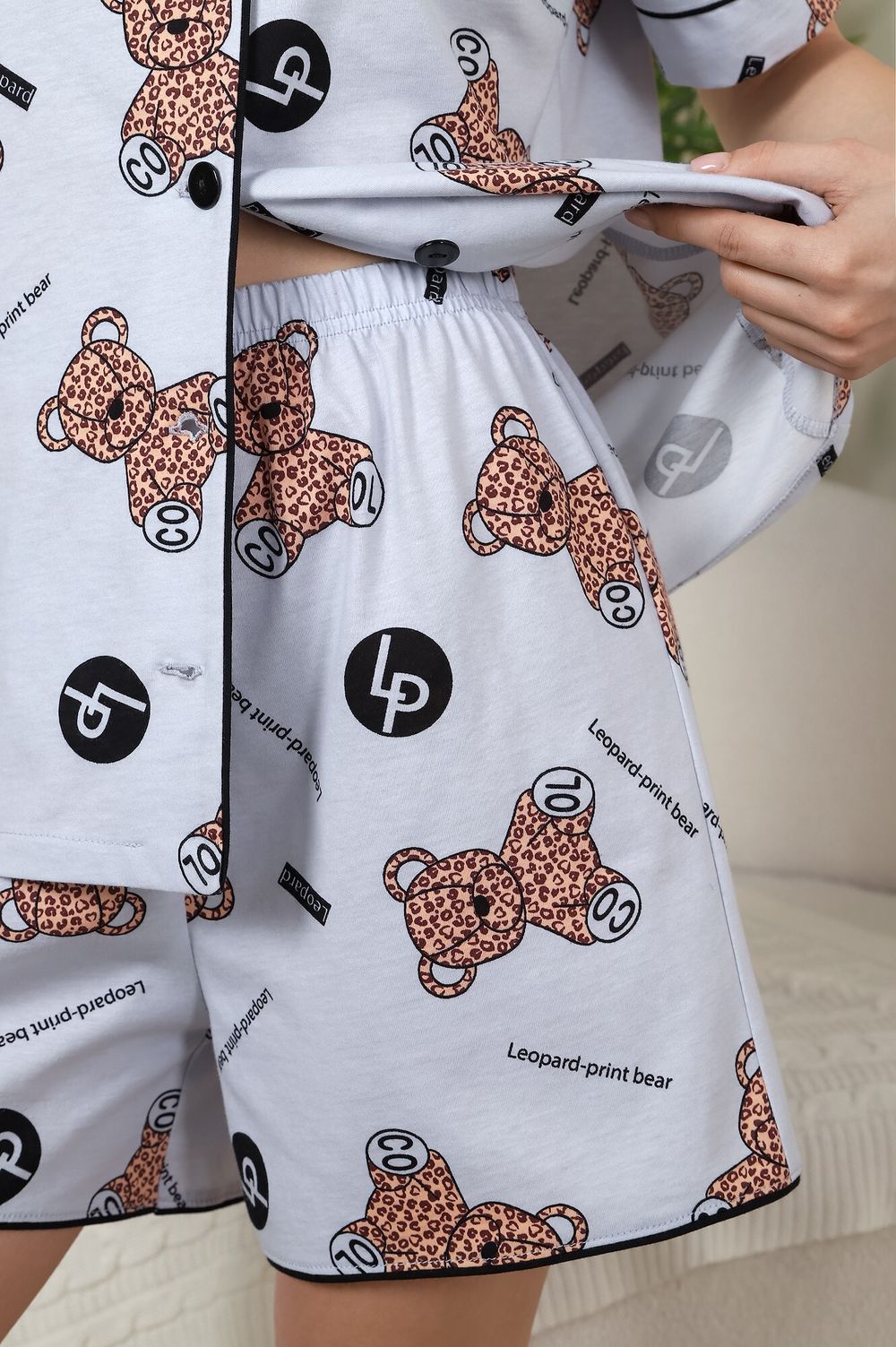 Пижама Амальфи-3 Виотекс СЕРЫЙ