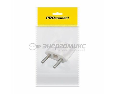 Переходник сетевой плоский "Тефаль" бел. PROCONNECT 11-1041-9