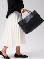 Кожаная сумка Iris DBR 31372 черный соло