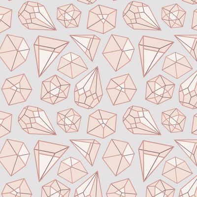 Бесшовный векторный узор с флорариумами.