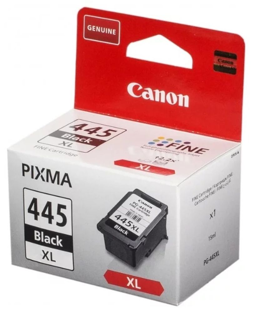 Картридж CANON PG-445XL (8282B001) чёрный, увеличенной емкости