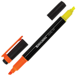набор текстовыделителей двусторонних BRAUBERG DUAL TIP 4 шт. ассорти линия 1-4 мм (4 штуки в упаковке)