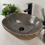 Раковина из речного камня RS-65452 45*36*15 0861