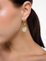 Серьги "Lovely" с горным хрусталем Gold