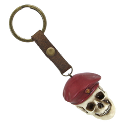 Брелок Череп в берете (107)