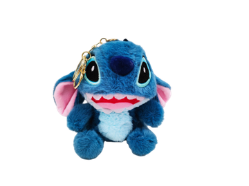 Мягкая игрушка брелок Стич с открытым ртом 12см