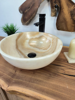 Раковина из оникса Bowl Natural BO-65737 40х40х15 из натурального камня
