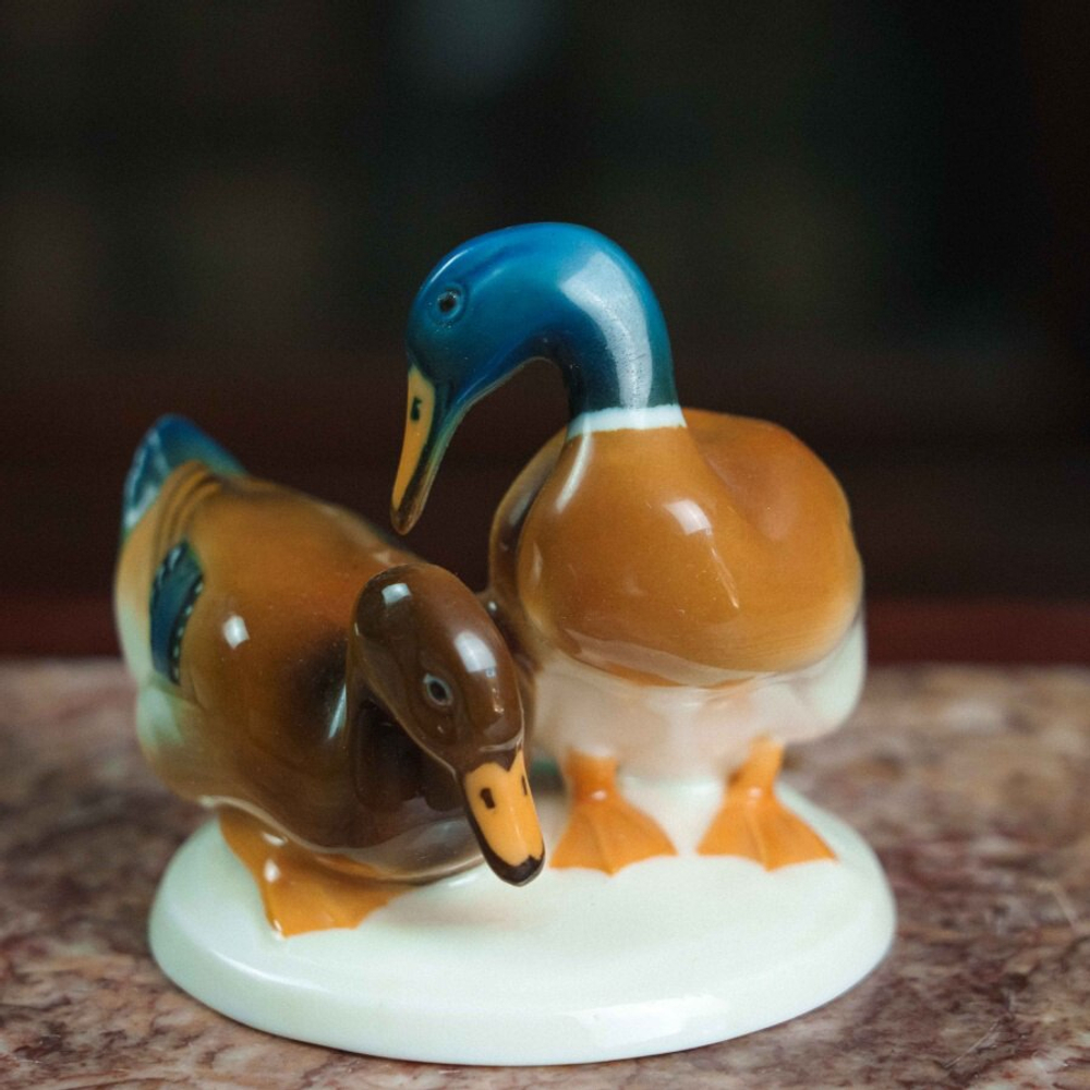 Фарфоровая фигурка «Уточки»