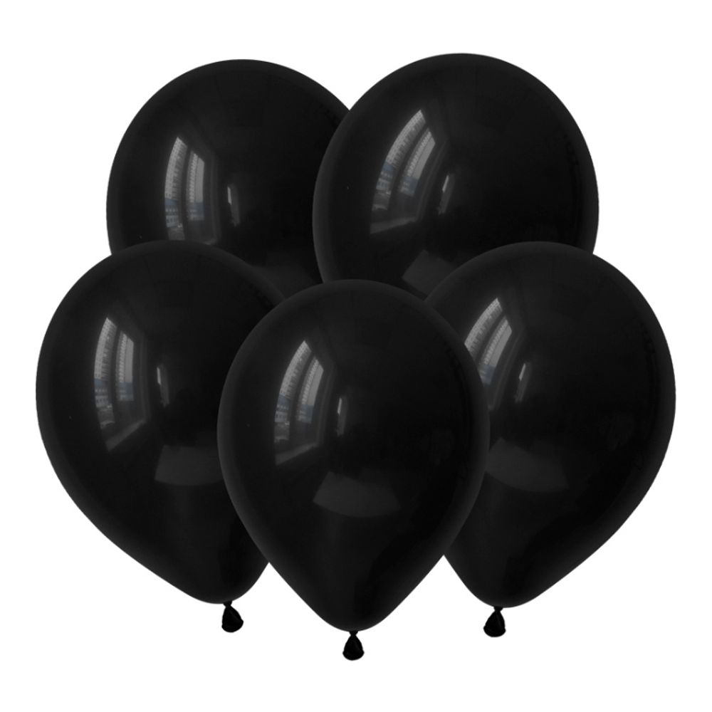 Черный, Пастель / Black, латексный шар