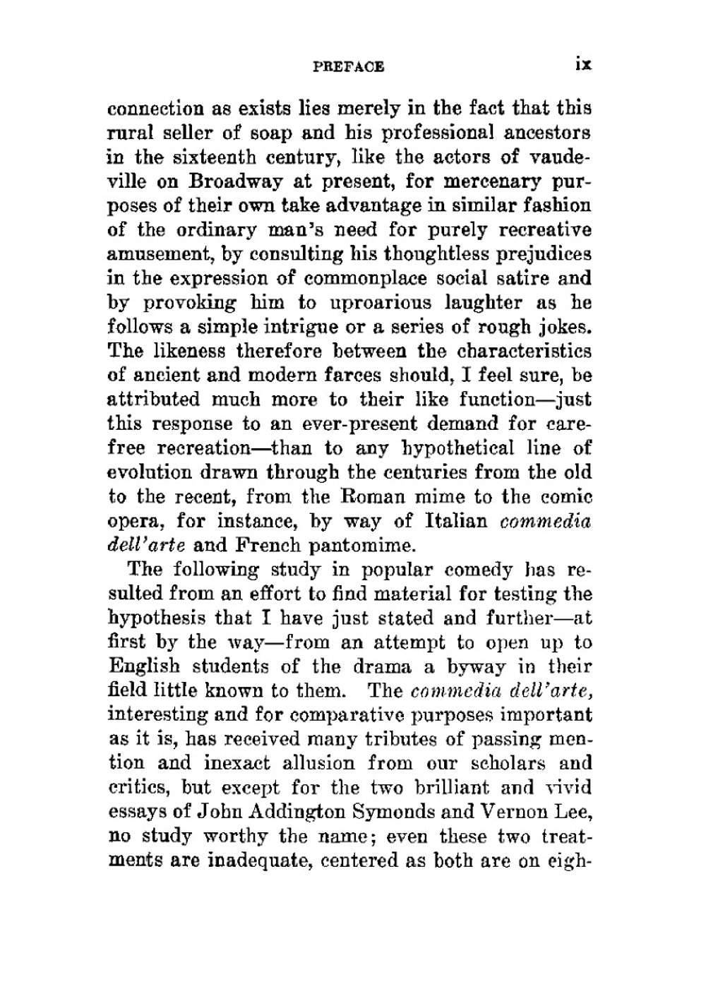 The Commedia Dell'Arte. A Study in Italian Popular Comedy | Winifred Smith