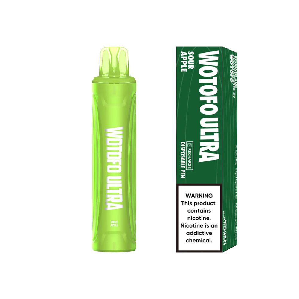 WOTOFO Ultra Vape Pen - Sour Apple (5% nic)