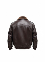 KHIMEONE Мужская кожаная куртка на меху (натуральная кожа/натуральный мех)