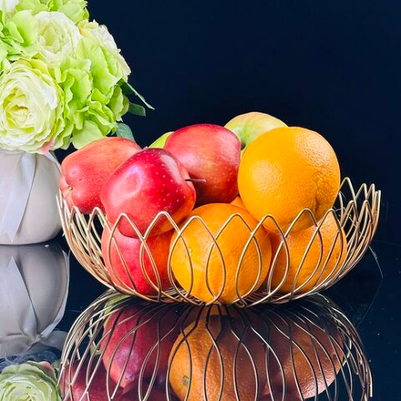 Lenardi 401-058 Фруктовница/конфетница 27см (х48)Металл