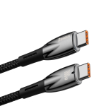 Type-C Кабель Baseus Glimmer Series Fast Charging Data Cable Type-C to Type-C 100W - Black