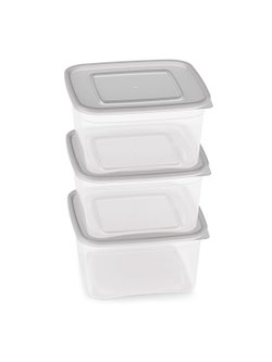 Набор контейнеров 3шт для СВЧ (7476)
