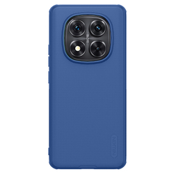 Усиленный чехол синего цвета от Nillkin для Xiaomi Redmi Note 14 Pro+ Плюс, серия Super Frosted Shield Pro