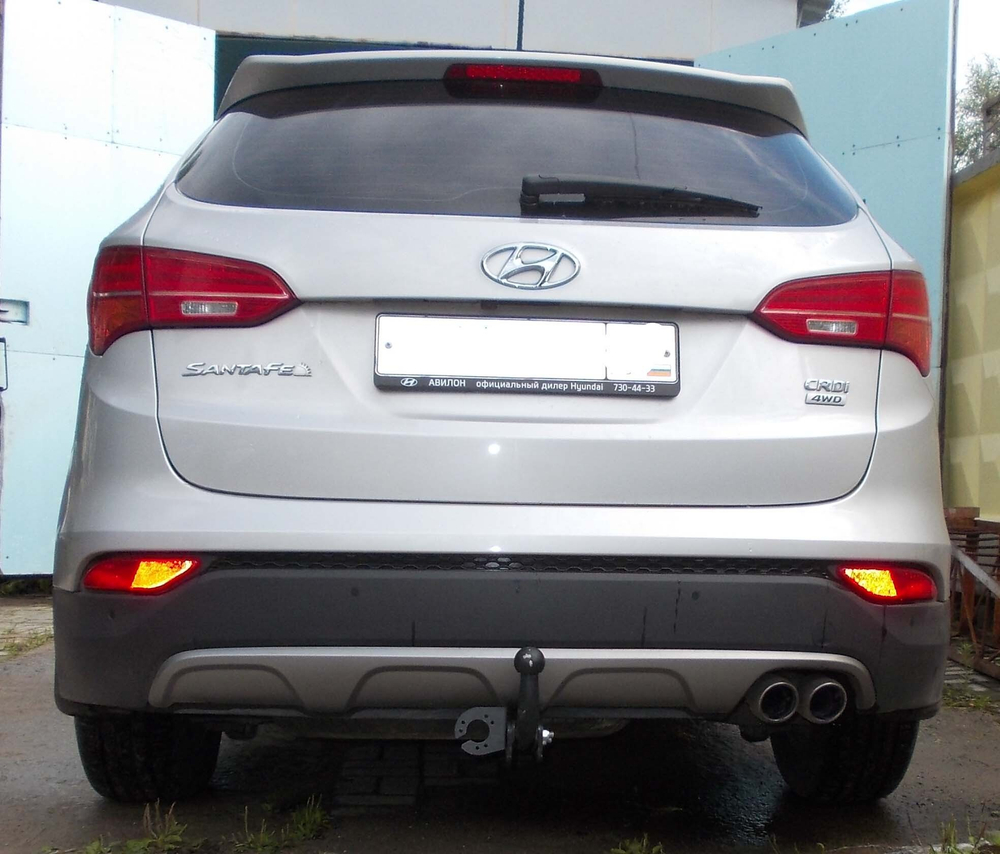 Фаркоп Hyundai Santa Fe 2012-2018, Kia Sorento (кроме Prime) 2012-2020, условно-съемный,(без электрики) Трейлер.7231