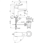 Смеситель для раковины Ideal Standard CERAPLAN BD213AA