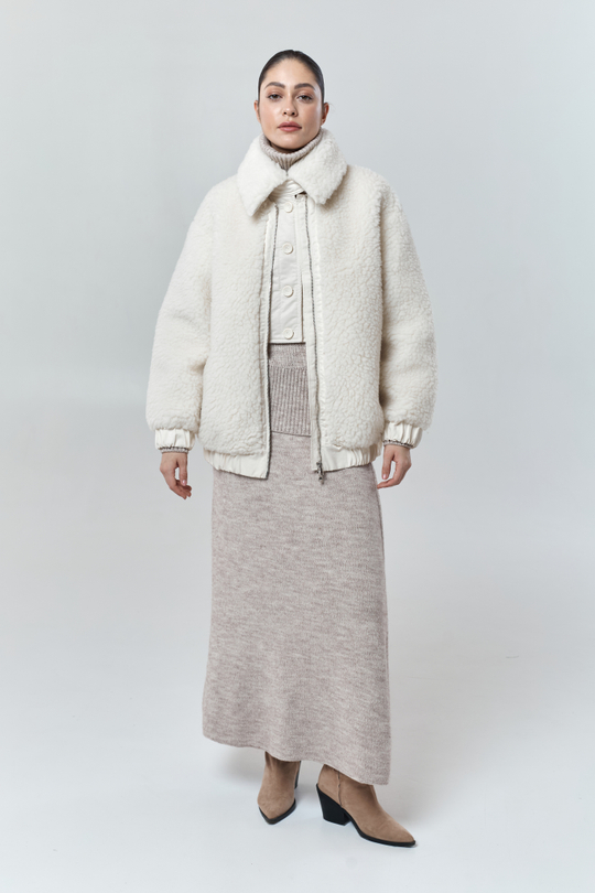 Бомбер из меха