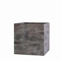 Кашпо, коллекция КОНКРИТ, форма КУБ