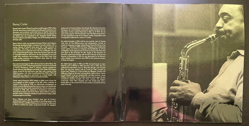 Benny Carter ‎– Love For Sale (Германия 2000г.)