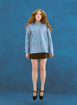 Ice blue long sleeved shirt