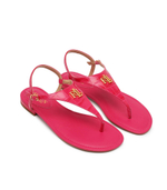 Кожаные босоножки LAUREN RALPH LAUREN - розовый(802874355)