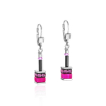 Серьги Coeur de Lion 4409/20-1500 цвет розовый, чёрный