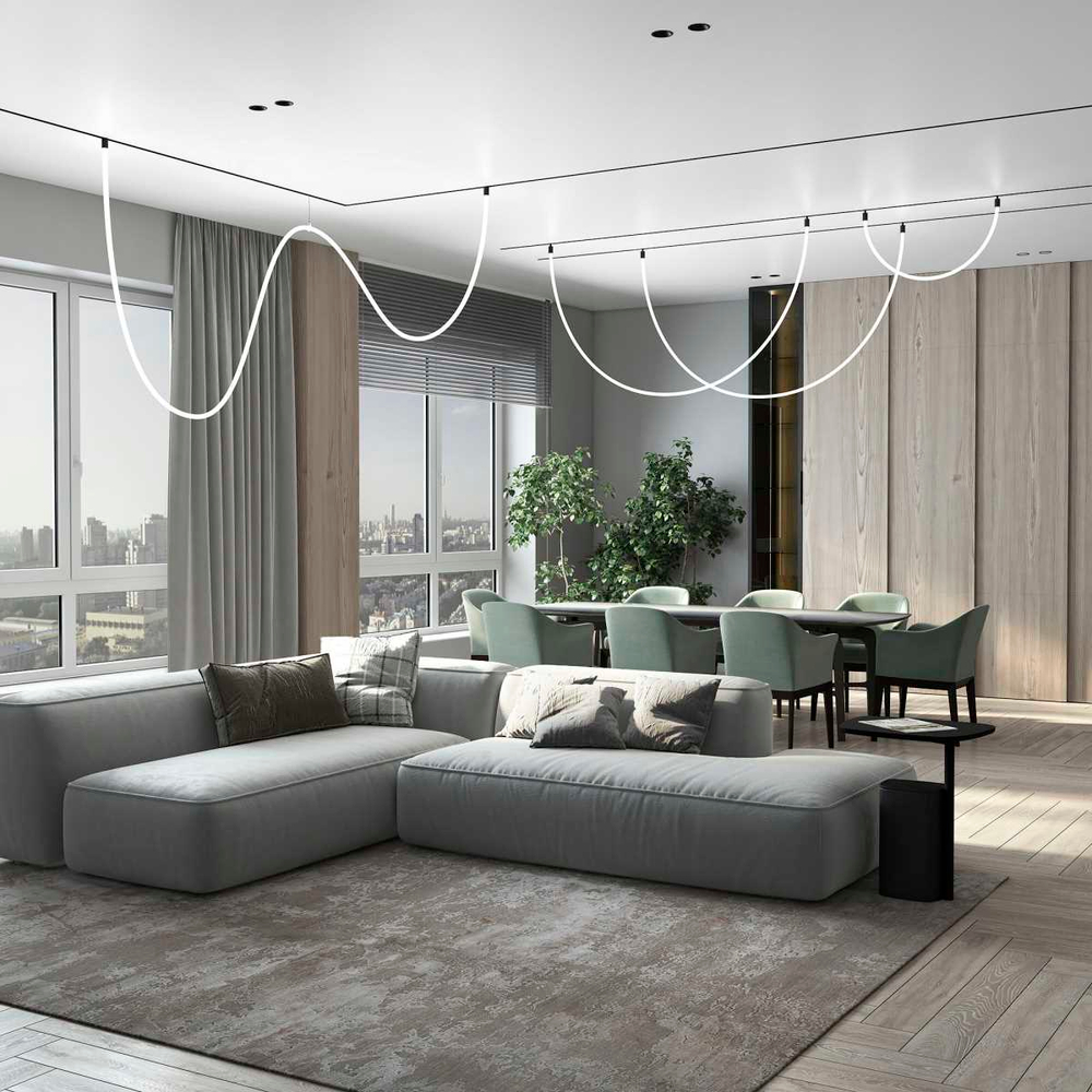 Трековый светодиодный светильник Elektrostandard Full Light N01 22W 4200K 85026/01 a061182