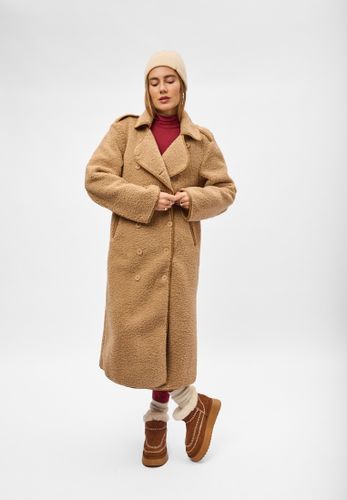 Дубленка Тэдди лонг бежевый