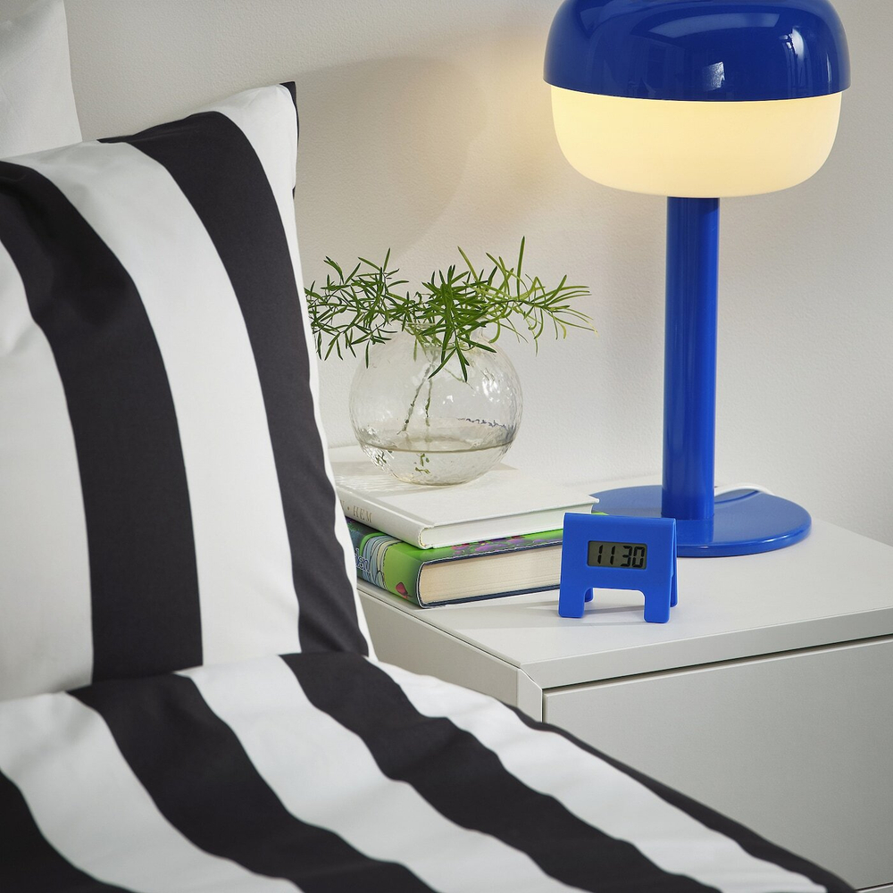 IKEA KUPONG  (ИКЕА КУПОНГ)  -  Будильник, ярко-синий, 7x6 см