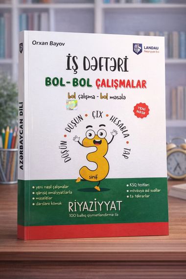 3-cü sinif İş dəftəri. Bol-bol çalışmalar. Riyaziyyat
