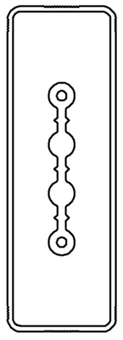 Секция прямая шинопровод 2+0 точек отвода L=3000мм Cu 2P 25A