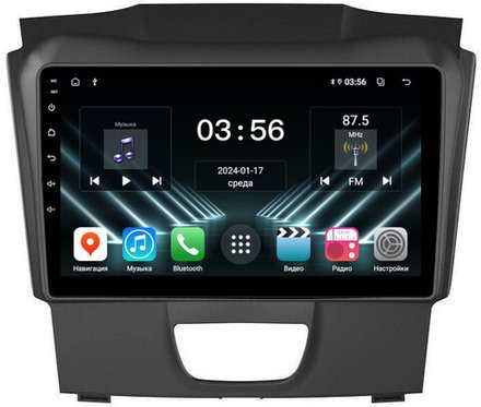 Магнитола для Chevrolet TrailBlazer 2012-2015 - FarCar DX435M монитор 9" IPS на Android 13, 4+64Гб, CarPlay