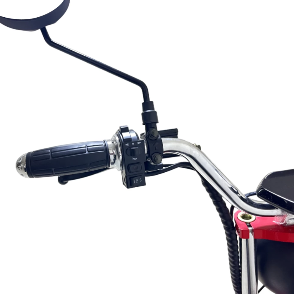 Электроскутер Wolong C3 PRO красный