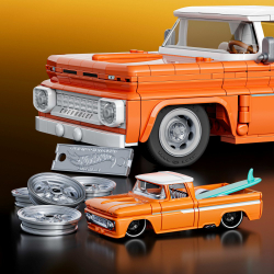 Mattel Brick Shop - КОНСТРУКТОР HOT WHEELS Elite Series Custom '62 Chevy Pickup 858 элементов JFT20