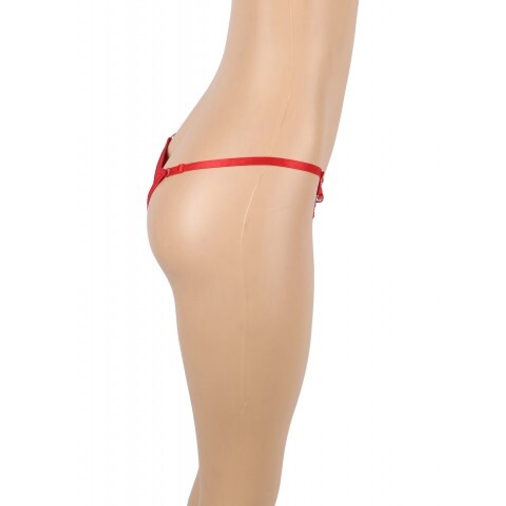 G-стринги Sexy Floral красные (S)