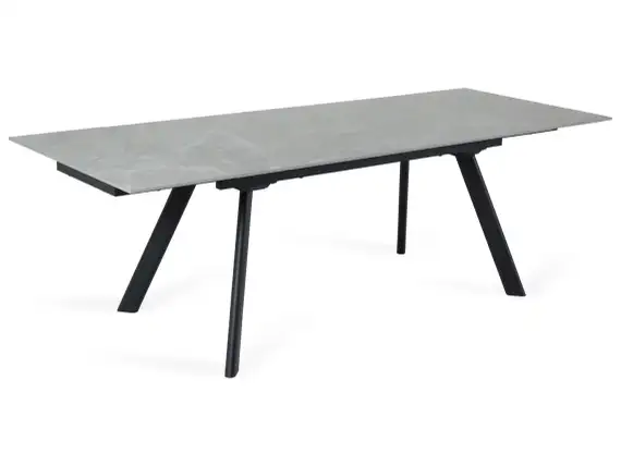 Раскладной стол Bronte, 160-240х90 см, серая керамика
