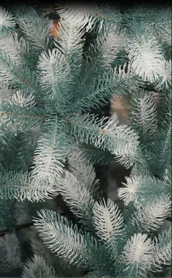 Ель искусственная Царь елка Алиса бело-голубая 240 см