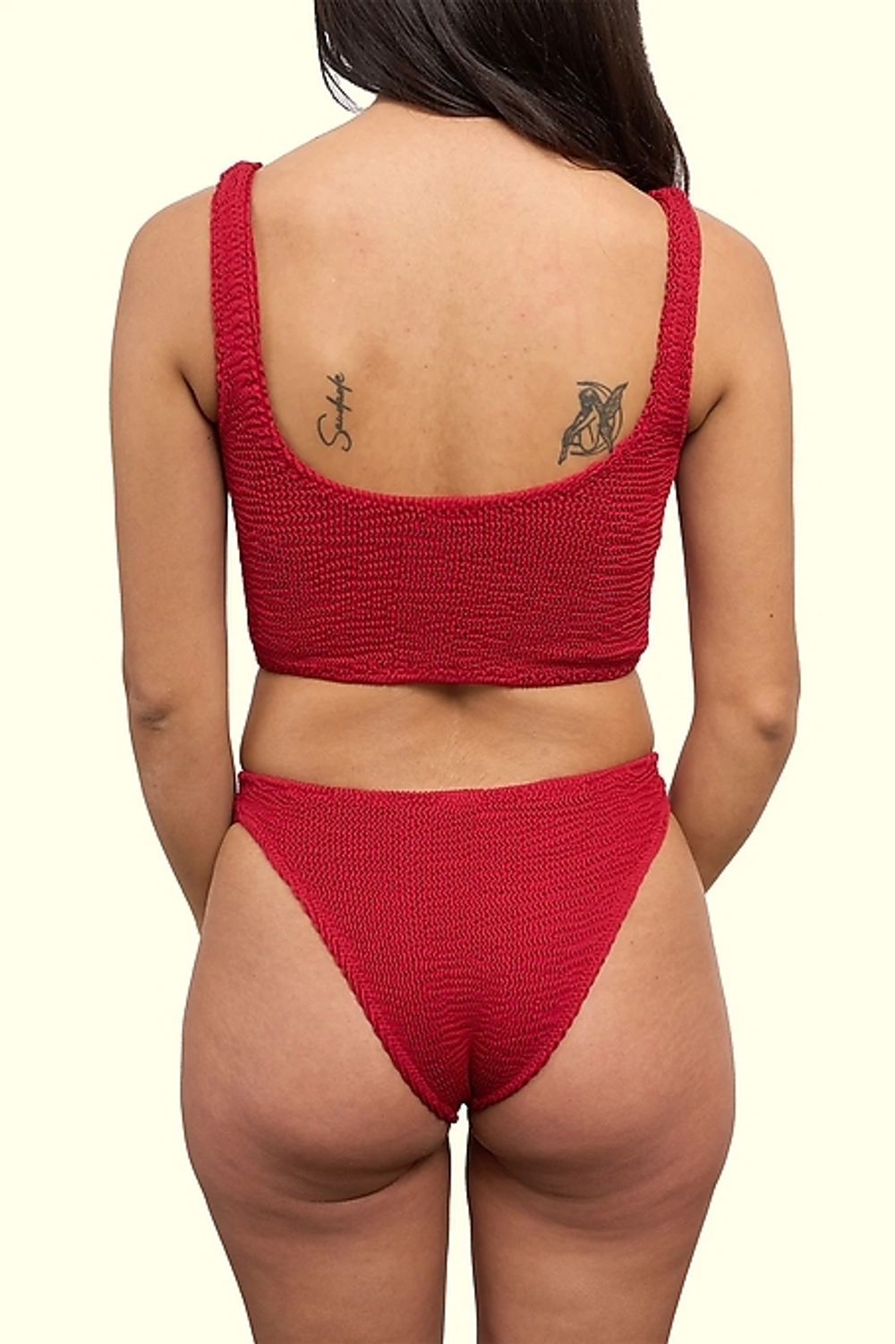 Трусы купальные красный