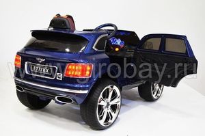Детский электромобиль River Toys BENTLEY E777KX синий фото №6