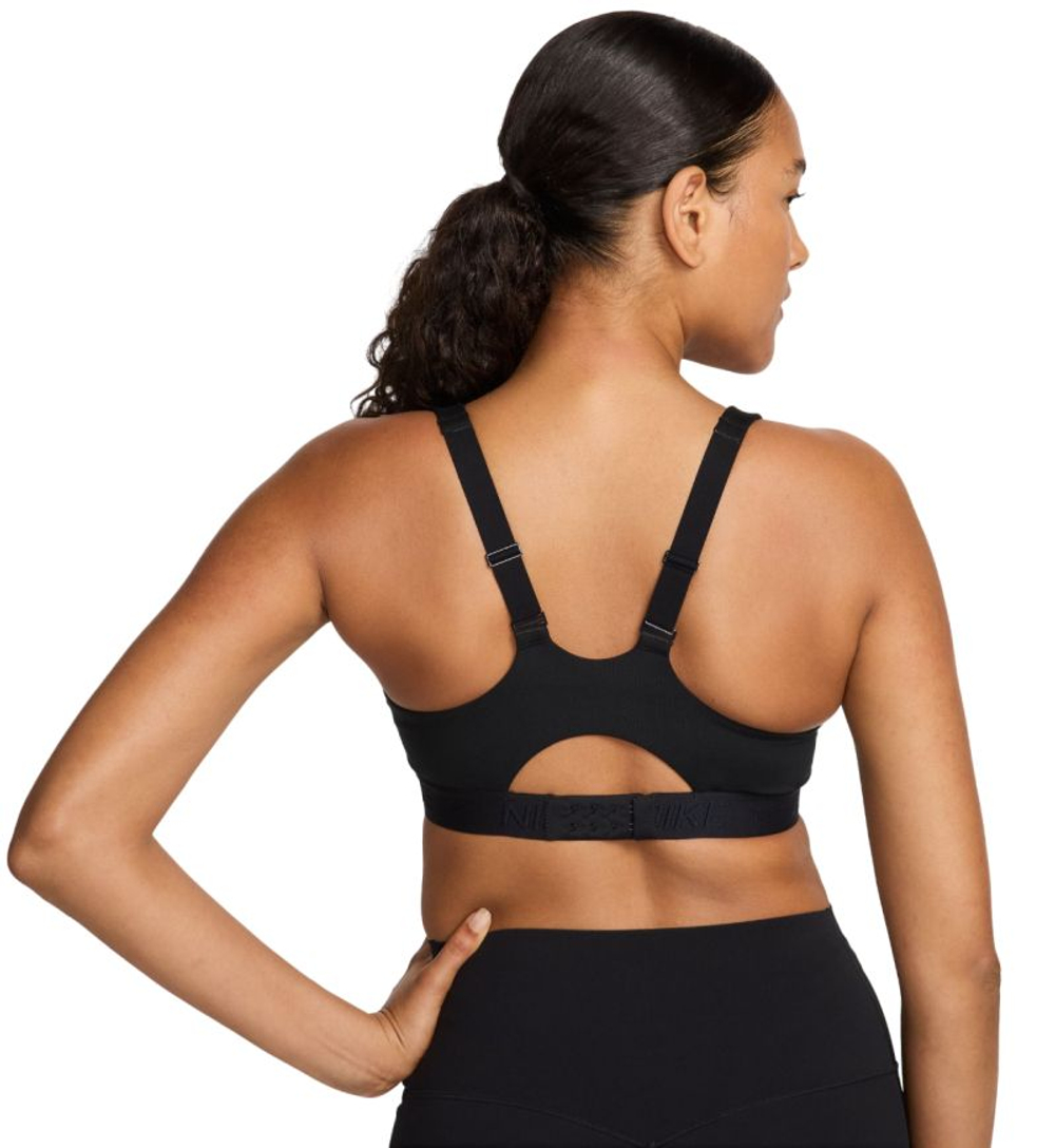 Теннисный бюстгальтер Nike Indy With Strong Support Padded Adjustable Sports - black/black/black