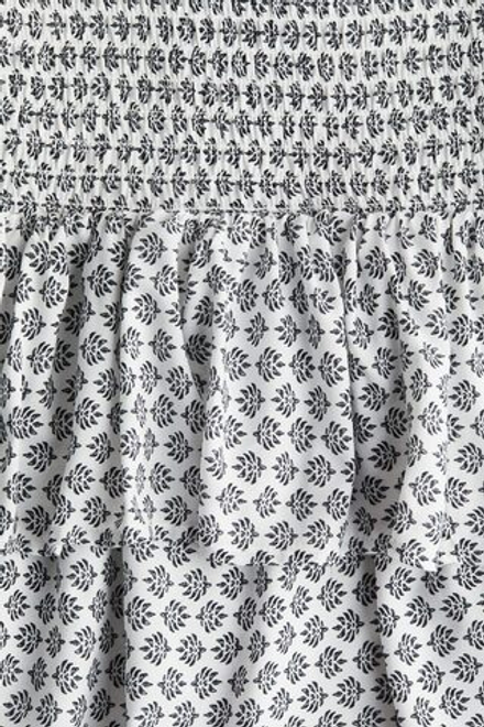 H&M Платье с плиссировкой на бретельках, белый